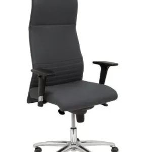 Sillon Piqueras y Crespo Albacete Xl Direccion Hasta 160 Kg Mecanismo Sincro Brazos Regulables en Altura con Espuma Viscoelastica Asiento a Medida Tapizado Bali Gris Oscuro Envío Internacional