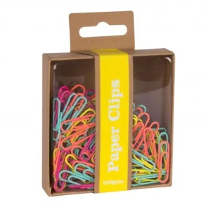 APLI CLIPS FLUOR COLLECTION CAJA DE 100 UNITADES 4 COLORES FLUOR - 15149 Entrega Rápida