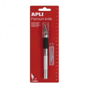 APLI CUCHILLO HOBBY DE PRECISION PREMIUM CON 3 RECAMBIOS PARA MANUALIDADES Y TRABAJOS FINOS - 14680 Solo Por Tiempo Limitado