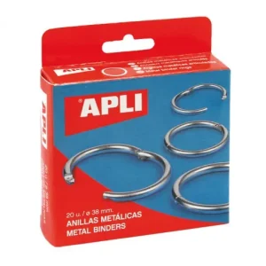 APLI 20 ANILLAS METALICAS 32MM 00 - 453 Última Oportunidad