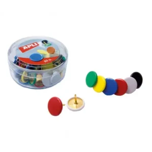 Ocasión Especial APLI 50 CHINCHETAS SURTIDOS COLORES - 11733