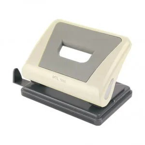 Precio De Oferta DOHE TALADROS PLÁSTICO MEDIANOS 110 X 80 X 80 HASTA 20 HOJAS COLOR MARFIL - GRIS - 79081