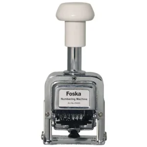 FOSKA SELLO NUMERADOR AUTOMATICO 5MM 6 BANDAS NUMF.ZS506 Promoción