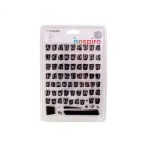 INNSPIRO SET SELLOS ACRILICO ABC NEGATIVO - 17339 Oferta Limitada