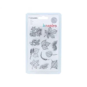 Profesional INNSPIRO SET SELLOS ACRILICO HOJAS - 17326