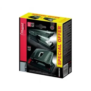 Envío Exprés MAPED KIT GRAPADORA Y TALADRO ADVANCED GRAPADO HASTA 30 HOJAS TALADRO 20 HOJAS- 898011