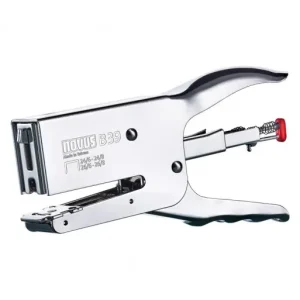 NOVUS TENAZA CROMADA B39 HASTA 50 HOJAS CON GRAPA 24-26/6-8 - 021-0094 Popular