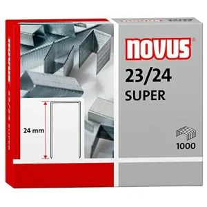 Ordenar Ahora Mismo NOVUS GRAPAS SUPER 23/24 PARA GRAPADORAS DE GRUESOS CAJA 1000 UD 042-0644