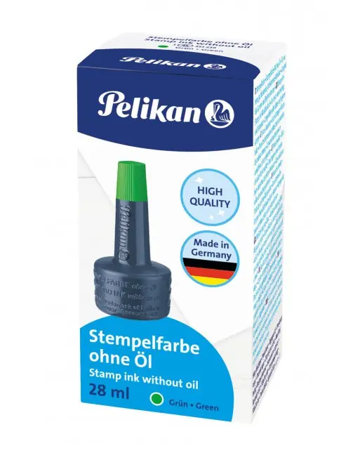 Precio De Fábrica PELIKAN BOTE TINTA SELLAR 4K 28ML VERDE 100436066
