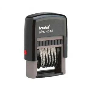 TRODAT SELLO NUMERADOR MANUAL 6 TIRAS 4MM - 4846 Favorito De Clientes