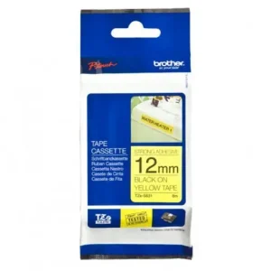 BROTHER CINTA LAMINADA 12MM AMARILLO - TZE-S631 Más Vendido