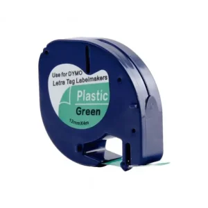 COMPATIBLE DYMO CINTA LETRATAG 12MM NG/VE - 91204 Ocasión Especial