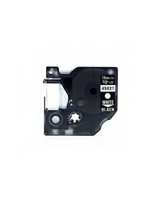 Oferta Flash COMPATIBLE DYMO CINTA ROTULAR D1 19 MM X 7 M BLANCO / NEGRO 45811