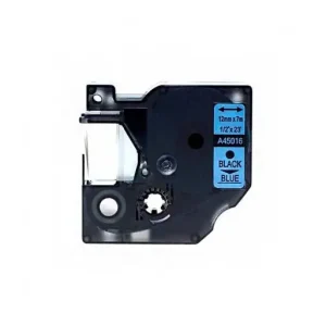 Oferta Limitada COMPATIBLE DYMO CINTA ROTULAR D1 24 MM X 7 M COLORES NEGRO / AZUL 53716