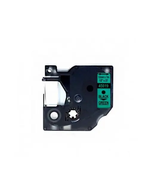 COMPATIBLE DYMO CINTA ROTULAR D1 24 MM X 7 M COLORES NEGRO / VERDE 53719 Lujoso