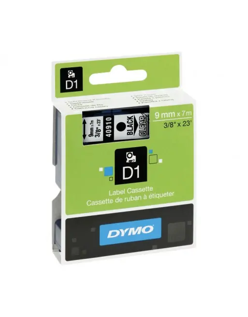 DYMO CINTA D1 9MMX7M NG/TR 40910 - 40910 / S0720670 Nuevo Modelo