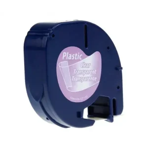 Entrega Rápida DYMO CINTA LETRATAG 12MMX4M NEGRO Y TRANSPARENTE - S0721530