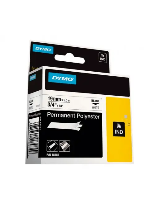 DYMO CINTA RHINOPRO 19MMX5M BLANCO - S0718220 Disponible Ahora