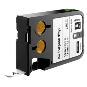 Exclusivo DYMO CINTA XTL VINILO MULTIUSOS12MM NG/BL - 1868751