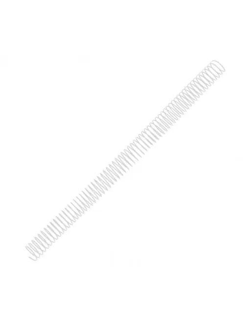 FELLOWES PACK 100 ESPIRALES METALICO BLANCO 20MM - 5113501 Máxima Calidad