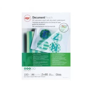 GBC 100 BOLSAS PLASTIFICACION CARPETA 216X303 A4 80MICRAS EN - IB585036 Gran Oferta