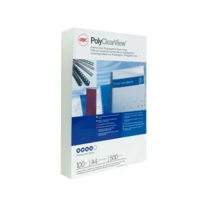 Súper Precio GBC 100 PORTADA POLYC 500 MICRES TRANSLUCIDO - ESP425500