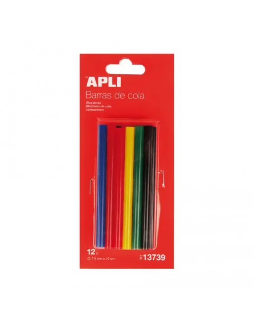 APLI B.12 RECAMBIO BARRAS COLA 7.5MM COLOR - 13739 Profesional