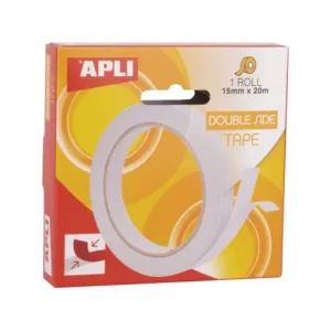 APLI CINTA ADHESIVA DOBLE CARA 15MMX20M 17723 Ordena Ya