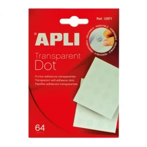Ordenar Ahora Mismo APLI SOBRE 64 DOT GOTA ADHESIVA TRANSPARENT - 12871