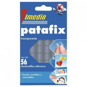 Compra Ahora IMEDIO ALMOHADILLAS ADHESIVAS PATAFIX DOBLE CARA TRANSPARENTE 56 PASTILLAS 7001471
