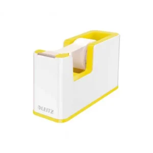 De Moda LEITZ PORTARROLLOS DISPENSADOR CINTA ADHESIVA WOW DUAL BLAN/AMARILLO - 53641016