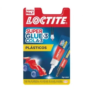 LOCTITE BLÍSTER PEGAMENTO SUPER GLUE-3 PLÁSTICOS DIFÍCILES 2GR+4ML 2067172 Alta Calidad