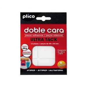 Entrega Rápida PLICO BLISTER 12U CINTA DOBLE CARA ULTRA TACK 30X34MM - 13307
