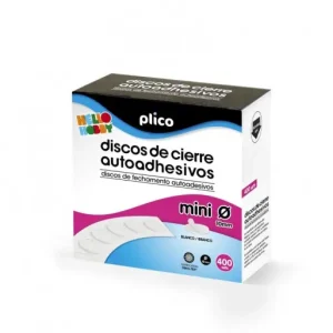 Solo Por Tiempo Limitado PLICO CAJA 200 DISCOS CIERRE TEXTIL VELCRO ADHESIVO 20MM - 13338