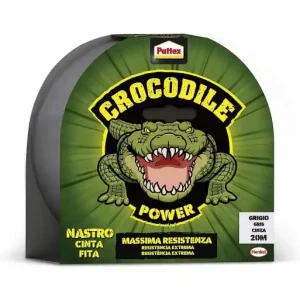 PATTEX CINTA AMERICANA CROCODILE POWER EXTRAFUERTE DOBLE GROSOR ROLLO DE 48MM Y 20M GRIS 2629690 Oferta Especial