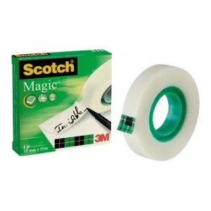 Última Versión SCOTCH CINTA ADHESIVA MAGIC 810 12MMX33M - 810/1233