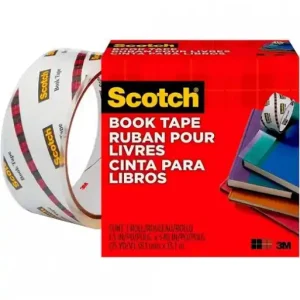 SCOTCH CINTA ADHESIVA TRANSPARENTE PARA REPARACIÓN DE LIBROS PP ROLLO 38,1MM X 13,7M 7010408190 Máxima Calidad