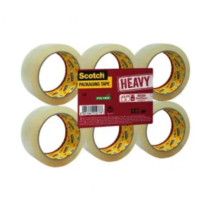SCOTCH PACK 6 CINTA EMBALAR 371 50MMX132M PP TRANSP - 7100135322 Stock Limitado