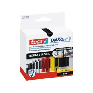 TESA CIERRE VELCRO ADHESIVO CINTA TEJIDO EXTRA FUERTE ON AND OFF - 55229-00000-02 Popular