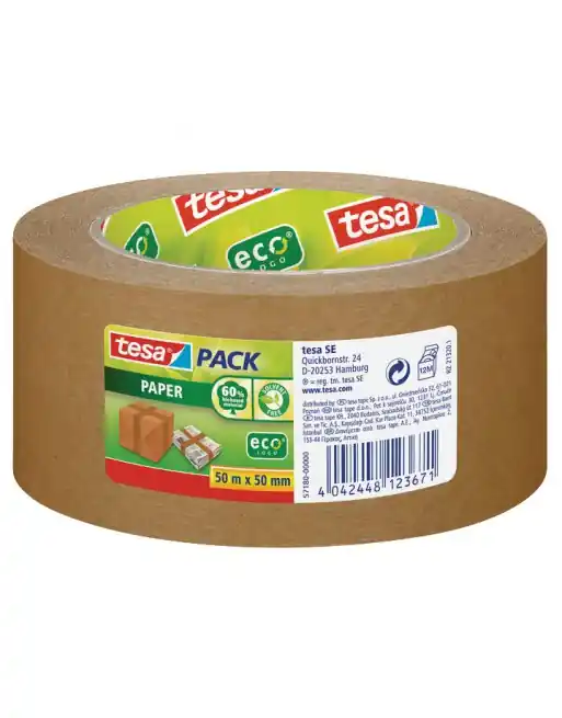 Envío Internacional TESA CINTA PAPEL PRECINTO KRAFT 50MX50MM 57180-00000 - 57180-00000-02