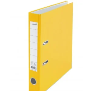 Stock Limitado A - SERIES ARCHIVADOR PALANCA FORRADO EN PAPEL A4 50MM CARTON AMARILLO AS1537