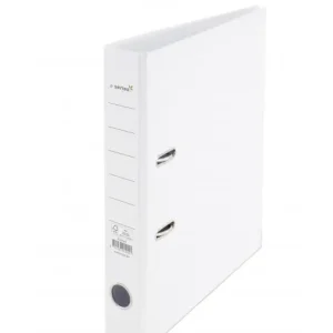 Popular A - SERIES ARCHIVADOR PALANCA FORRADO EN PAPEL A4 50MM CARTON BLANCO AS1544