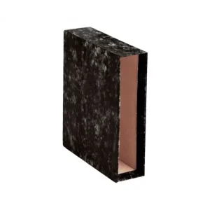 Imprescindible (Must-Have) ASERIES CAJETIN ARCHIVADOR JASPEADO A4 65MM NEGRO - 07160000