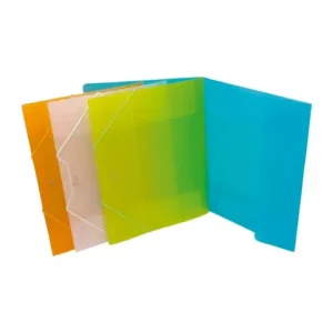 BISMARK 20 CARPETA GOMAS+SOLAPA A4 POLIPROPILENO TRANSPARENTE SURTIDO - 319128 Popular