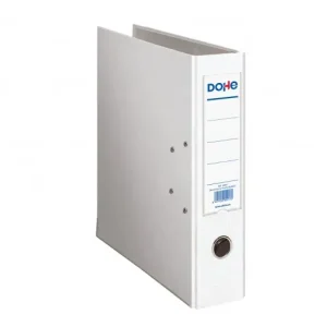 Marca Reconocida DOHE ARCHIVADORES LOMO ANCHO FORRADOS EN PLÁSTICO FORMATO A4 COLOR BLANCO - 90017