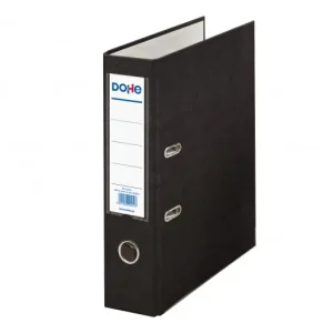 DOHE ARCHIVADORES LOMO ANCHO FORRADOS EN PLÁSTICO FORMATO A4 COLOR NEGRO - 09410 De Moda