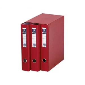 Nueva Colección DOHE MODULO 3 CARPETAS ANILLAS OFICOLOR FOLIO ROJO - 9456
