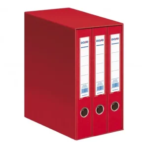 Precio De Oferta DOHE MÓDULOS 3 ARCHIVADORES FORMATO A4 COLOR ROJO - 91010