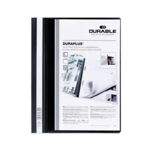 A Buen Precio DURABLE CARPETA FASTENER PERSONALIZABLE DURAPLUS APTO PARA FUNDAS NEGRO - 2579-01