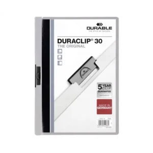 Tendencia DURABLE CARPETA PINZA DURACLIP 30 HOJAS A4 GRIS - 2200-57